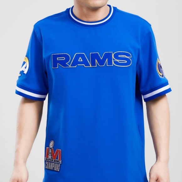 LA Rams White Blue Pro Standard Men’s Jersey Shirt